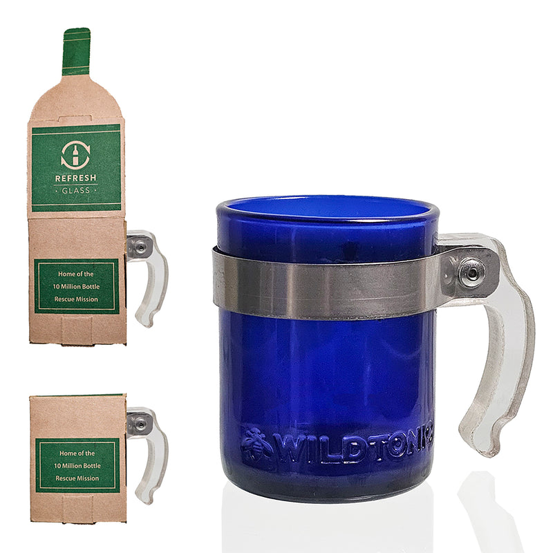 Cobalt 12oz acrylic handle coffee mug : Limited Edition